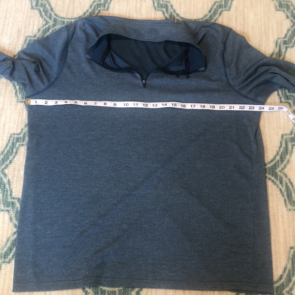 Extra large men’s Under Armour  heat gear, thread, born half zip pull over - Picture 12 of 14